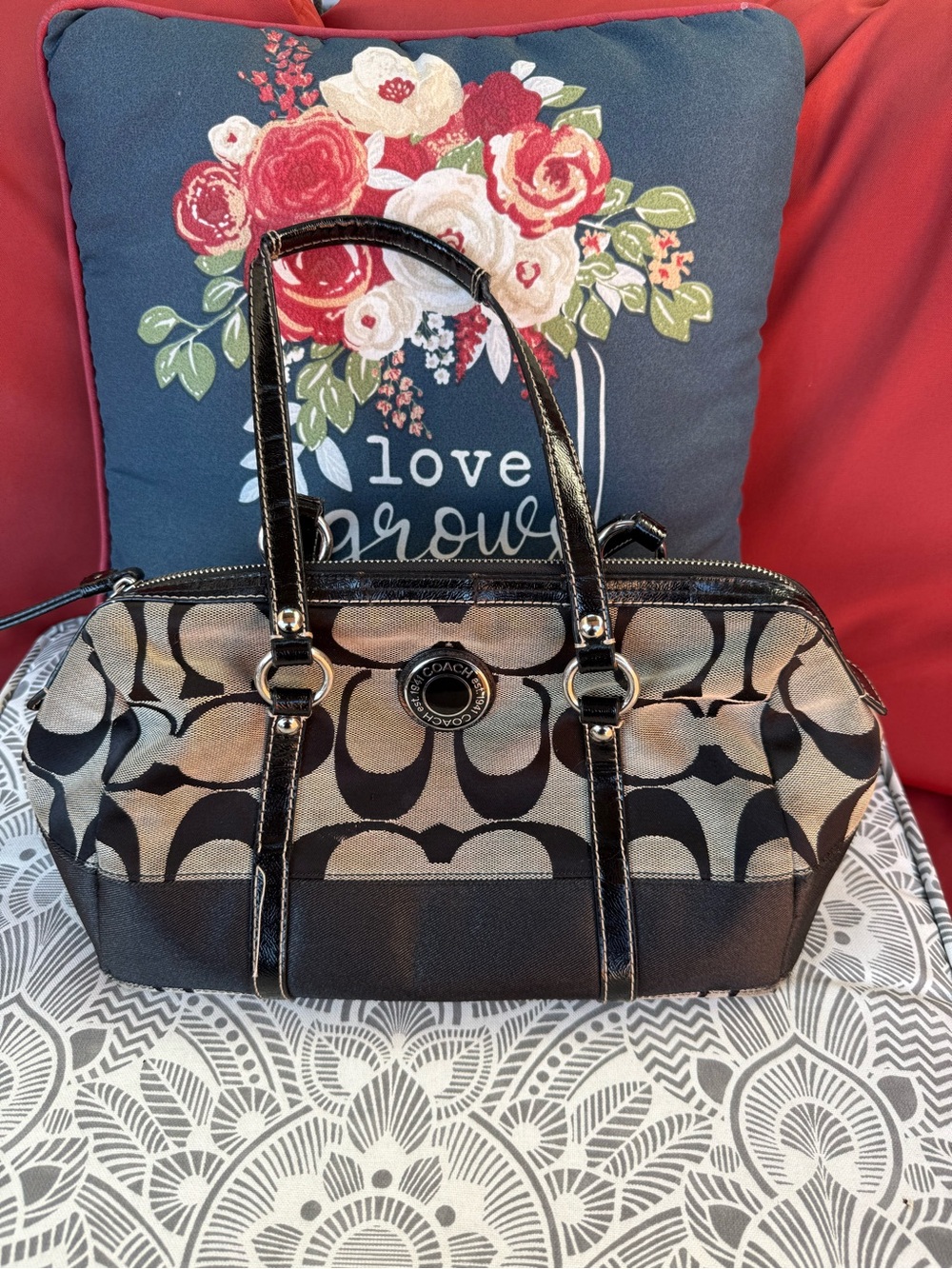 Coach bag Y2K black and grey